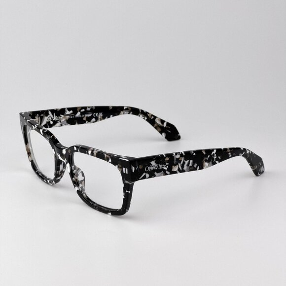 Off-White STYLE 53 Women Eyeglasses – Havana Black Square Frame | Model OERJ053 - Picture 6 of 11